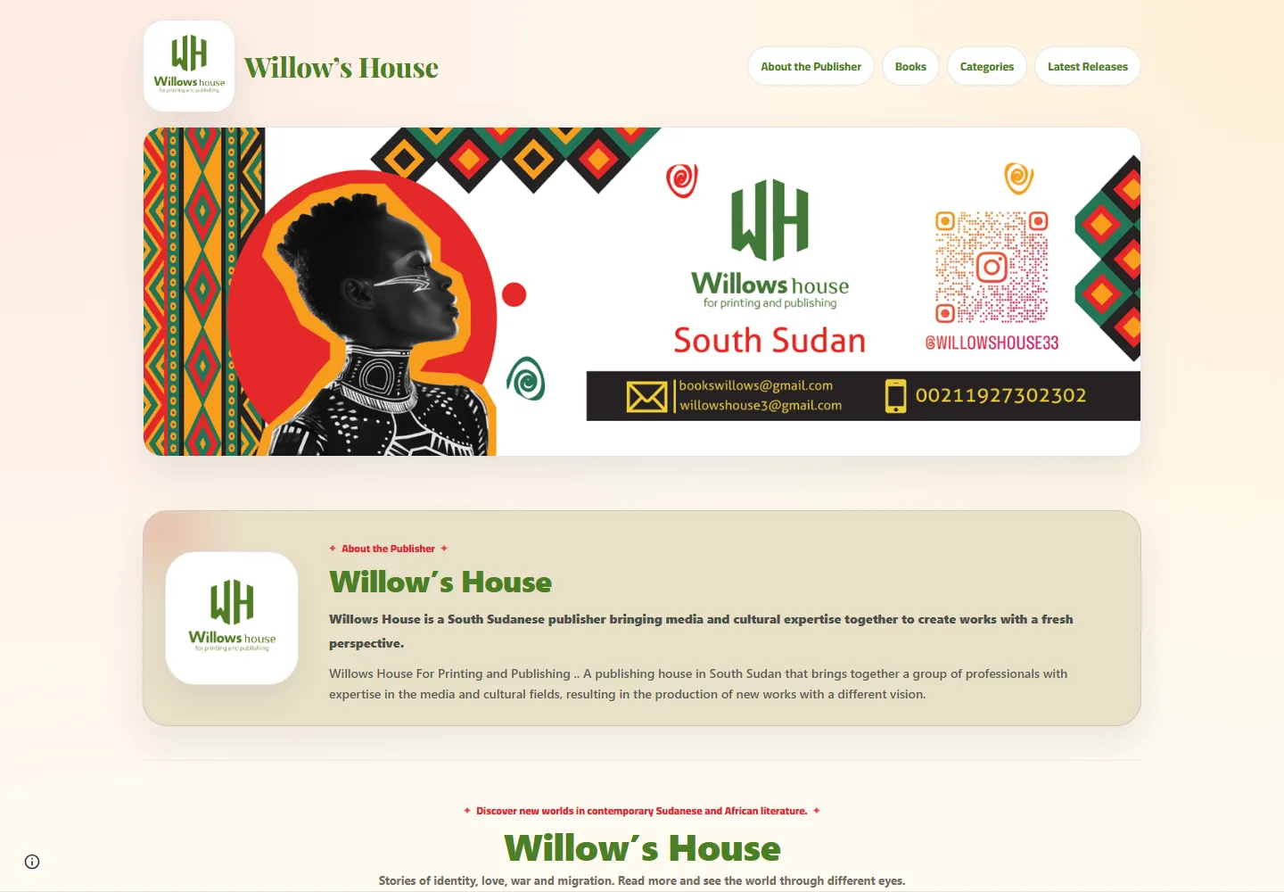 معاينة موقع Willow's House